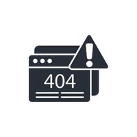 error page icon. .Editable stroke.linear style sign for use web design,logo.Symbol illustration. vector