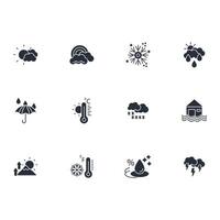 Weather icon set..Editable stroke.linear style sign for use web design,logo.Symbol illustration. vector