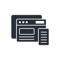 responsive design icon. .Editable stroke.linear style sign for use web design,logo.Symbol illustration. vector