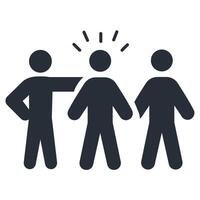friends icon. .Editable stroke.linear style sign for use web design,logo.Symbol illustration. vector