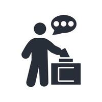 Swear icon. .Editable stroke.linear style sign for use web design,logo.Symbol illustration. vector