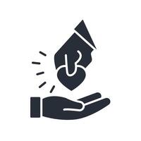 loyalty icon. .Editable stroke.linear style sign for use web design,logo.Symbol illustration. vector