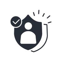 trustworthy icon. .Editable stroke.linear style sign for use web design,logo.Symbol illustration. vector