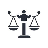 Ethics icon. .Editable stroke.linear style sign for use web design,logo.Symbol illustration. vector