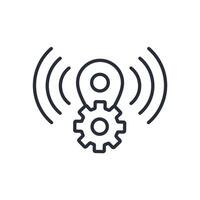 Live icon. .Editable stroke.linear style sign for use web design,logo.Symbol illustration. vector