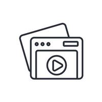 online icon. .Editable stroke.linear style sign for use web design,logo.Symbol illustration. vector