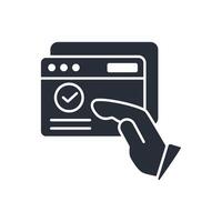 user experience icon. .Editable stroke.linear style sign for use web design,logo.Symbol illustration. vector
