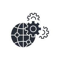 Web Development icon. .Editable stroke.linear style sign for use web design,logo.Symbol illustration. vector