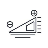 Volume icon. .Editable stroke.linear style sign for use web design,logo.Symbol illustration. vector