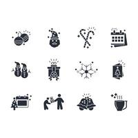 Christmas icon set..Editable stroke.linear style sign for use web design,logo.Symbol illustration. vector