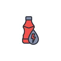 Energy drink icon. .Editable stroke.linear style sign for use web design,logo.Symbol illustration. vector