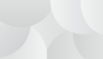 Abstract Gray and White Circle Shapes Background illustration vector