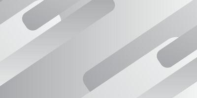Simple Modern Abstract Gray and White Rounded Rectangle Shapes Background vector
