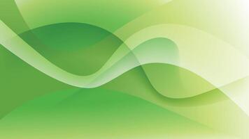 Modern Green and White Abstract Shapes Background vector