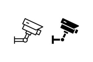 icon of a security camera vector