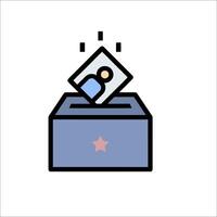 A box with a picture of a person in it vector