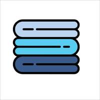 A stack of books icon on a white background vector