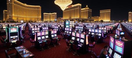 an iconic Las Vegas casino scene photo