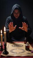 Ritual practices involving Black Magic or Kala Jadu photo