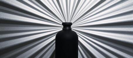 Illustrated scene featuring a radial pattern with a silvery metal texture as the backdrop photo