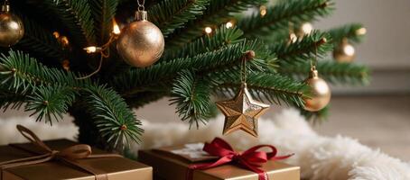 Ornamentshaped Christmas tree assembly puzzle for a festive holiday celebration with unique designs photo