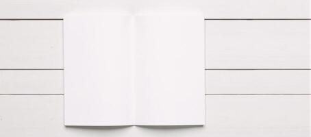 White shiplap farmhouse background for notebook with lined blank page design photo