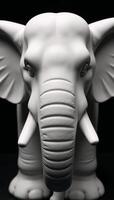 A stylized image featuring an elephant as a symbol for the Republican political party during election season photo