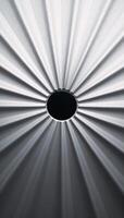 Illustrated scene featuring a radial pattern with a silvery metal texture as the backdrop photo
