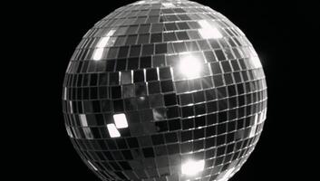 Disco Ball Silver Isolated photo