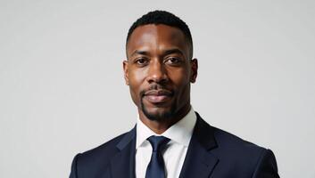Portrait of an African American Businessman photo