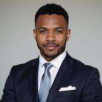 Portrait of an African American Businessman photo