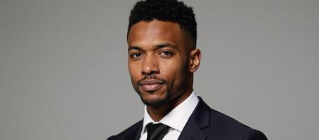 an African American subject as a portrait setting photo