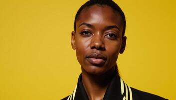 Modern Minimalist Pop Art featuring an African American subject matter photo