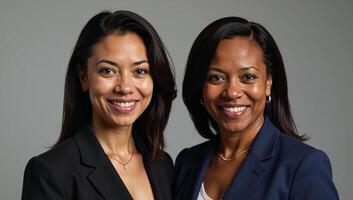 Two African American female business leaders depicted in an empowering context photo