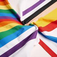 An abstract LGBTQ flag within German borders LGBTQ inside a stylized German flag photo