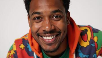 Cartoony stock image featuring an attractive AfricanAmerican male character from a popular animated film photo