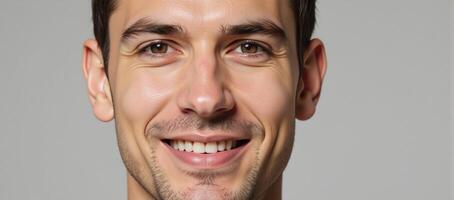 Portrait featuring closeup view of a male subject with homosexuality implied Gay Man photo