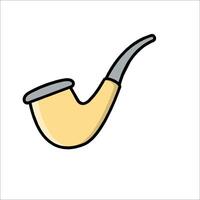 A pipe icon on a white background vector