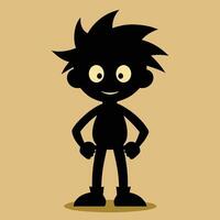 Funny cartoon character Can be used as Sticker, posters, prints The comic elements in trendy retro cartoon style illustration. vector