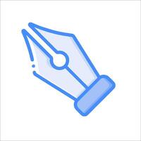 A pen and ink icon on a white background vector
