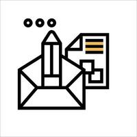 Email marketing icon vector