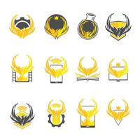 Phoenix Logo Collection Set vector
