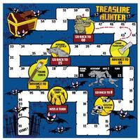 Treasure Hunter Board Game vector