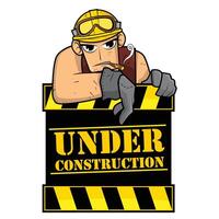 Under Construction Guy vector