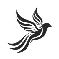 Elegant Bird Logo for Modern Branding and Design Projects vector