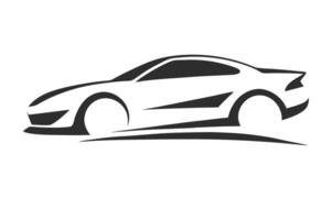 Simple and Scalable Car Silhouette Vectors for Logos and Branding