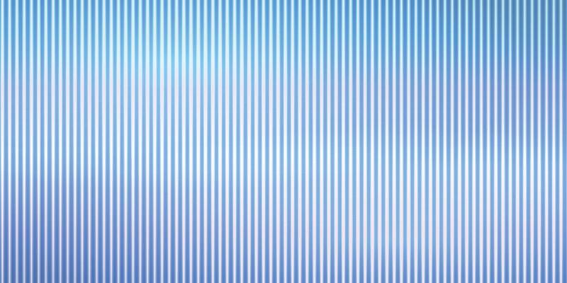 Trendy background of ribbed glass effect. Gradient banner with prism holographic texture. illustration