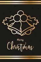 Colored Merry christmas and happy new year poster vector