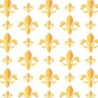 Fleur de lys symbol pattern background vector