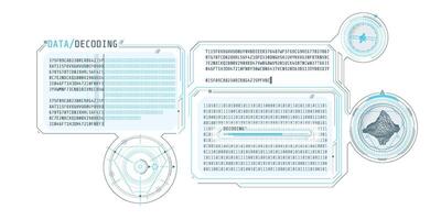 Interface for decoding satellite data about an object. vector